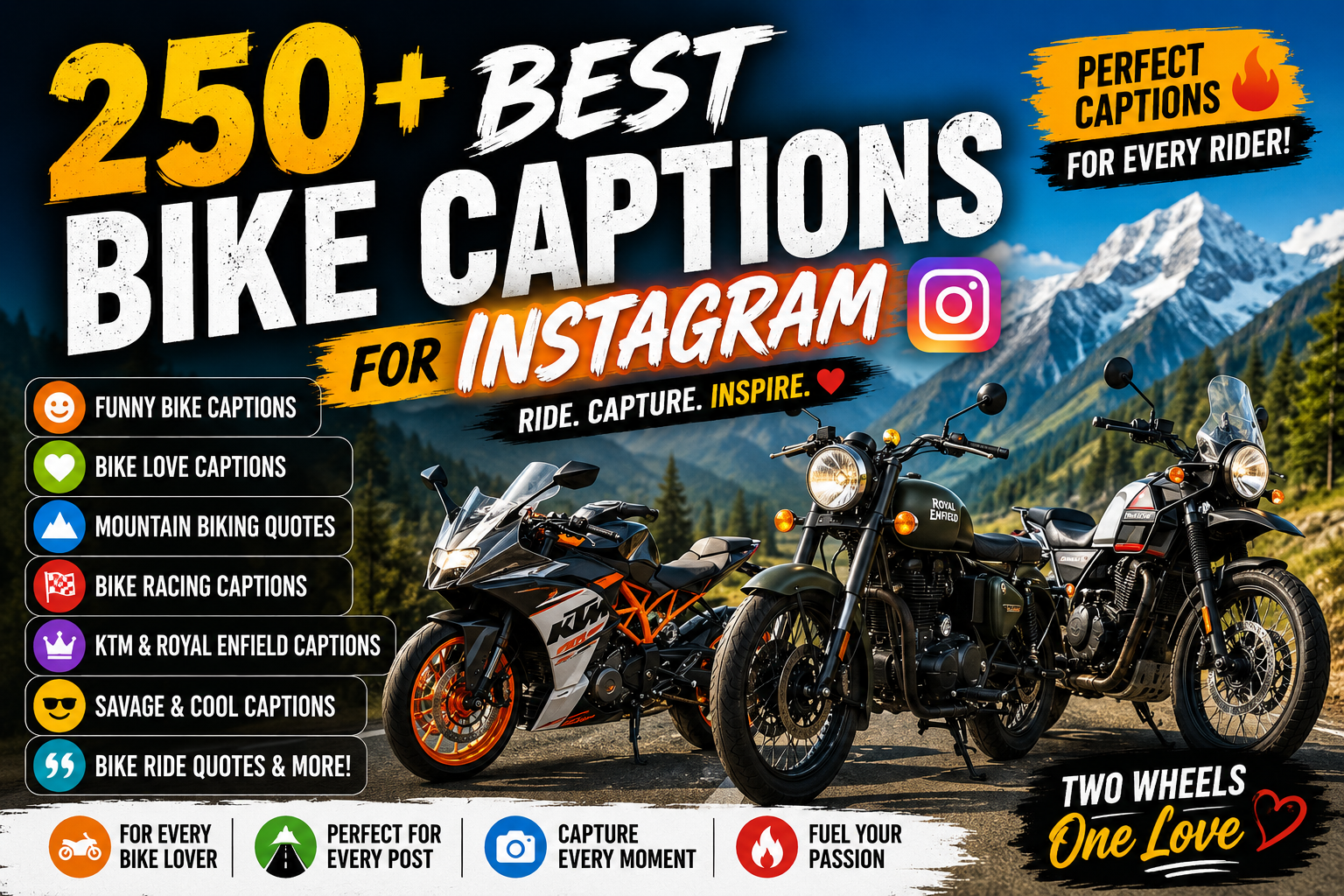 250+ Best Bike Captions For Instagram