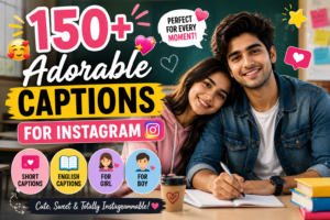 💕150+Adorable Captions For Instagram 💖 | Cute, Short & Aesthetic Captions💖📸