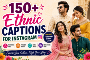 🌸💃150+Ethnic Captions For Instagram | 🌷Traditional & Ethnic Wear Captions
