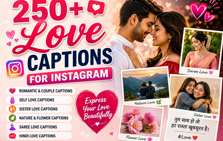 250+ Best Love Captions for Instagram