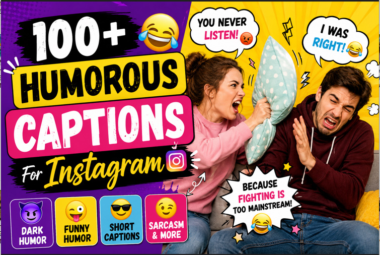 Humorous Captions for Instagram
