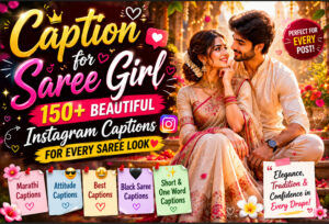 Caption for Saree