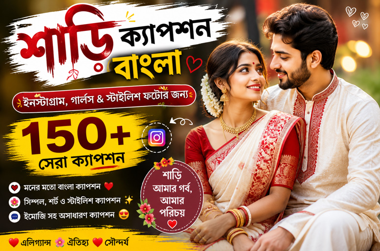 Saree Caption Bangla