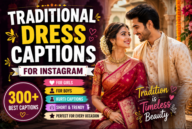 Traditional Dress Captions For Instagram
