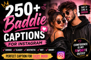 250+ Best Baddie Captions For Instagram💅✨