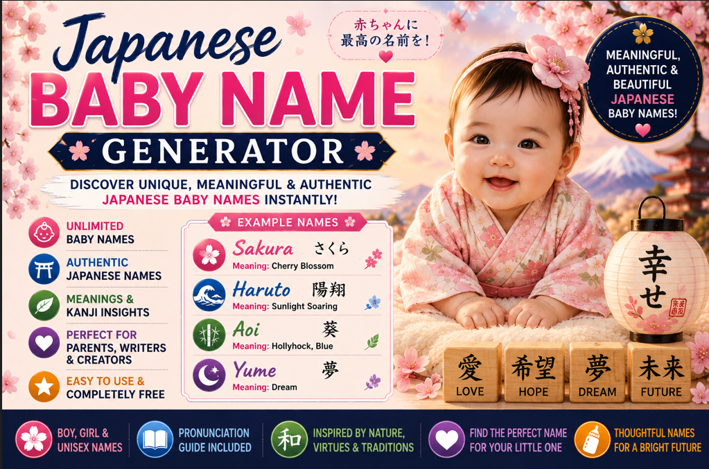 Japanese Baby Name Generator